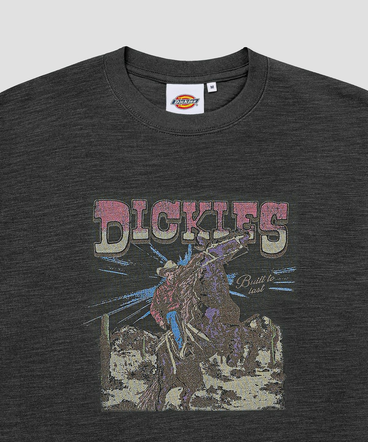 디키즈(DICKIES) 와일드 홀스 슬럽 티셔츠 Charcoal