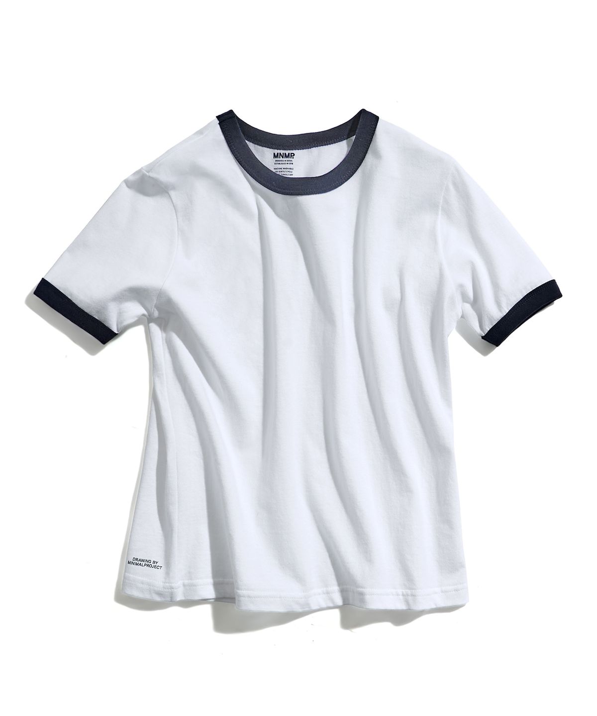 미니멀프로젝트(MINIMALPROJECT) 언더 로그 링거 반팔 티셔츠 MST186 [WHITE]