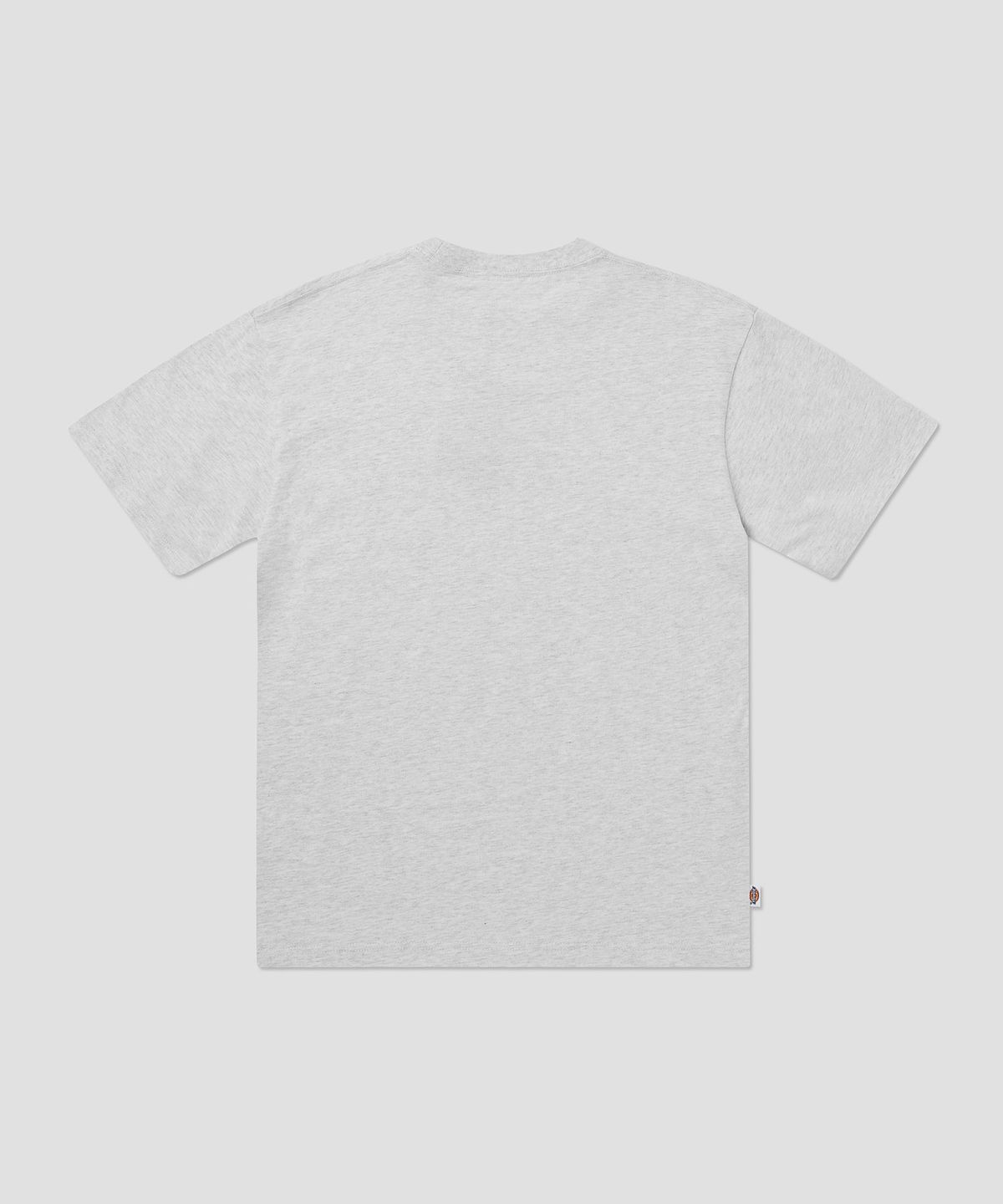 디키즈(DICKIES) 커시브 배너 로고 티셔츠 White Melange
