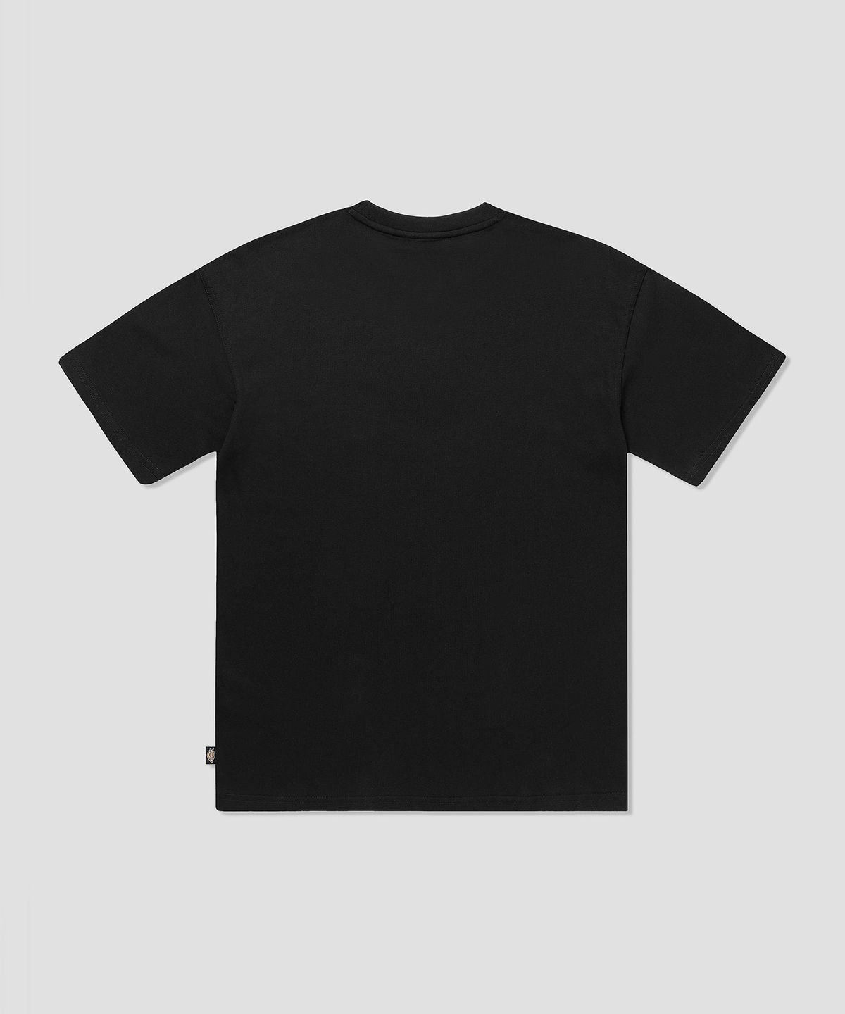 디키즈(DICKIES) 커시브 배너 로고 티셔츠 Black
