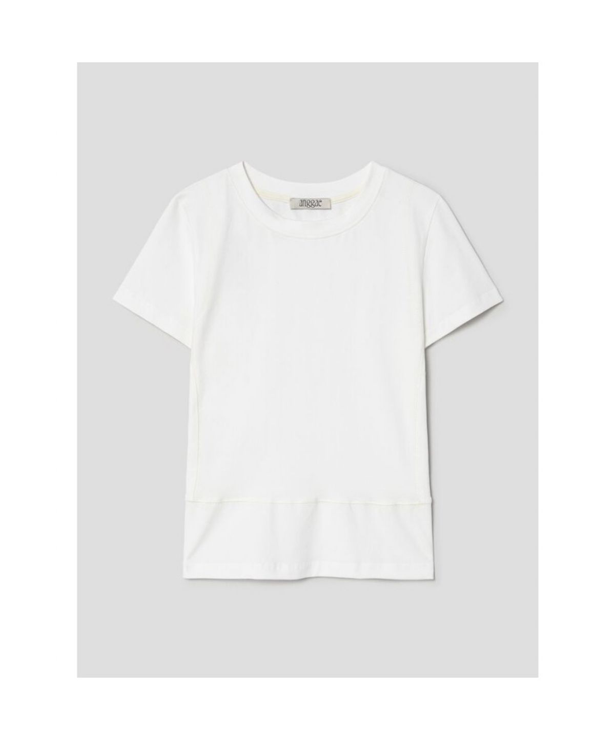 앙개(ANGGAE) Parallel TShirt  White