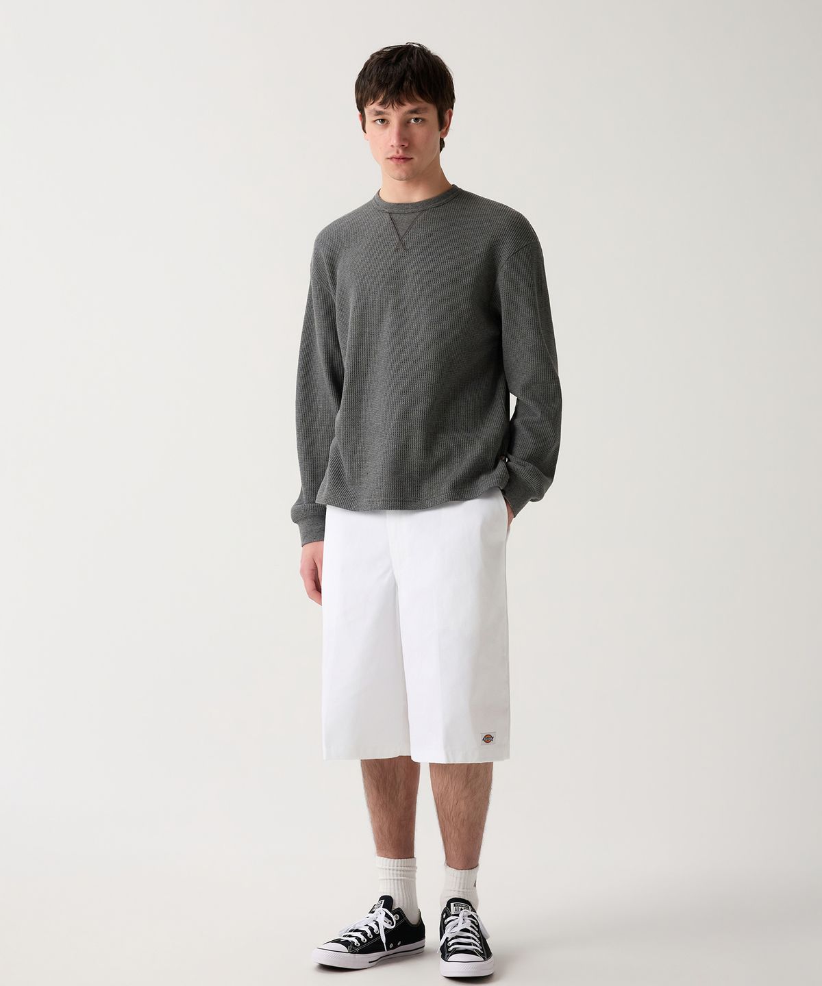 디키즈(DICKIES) 42283 루즈핏 워크쇼츠 White