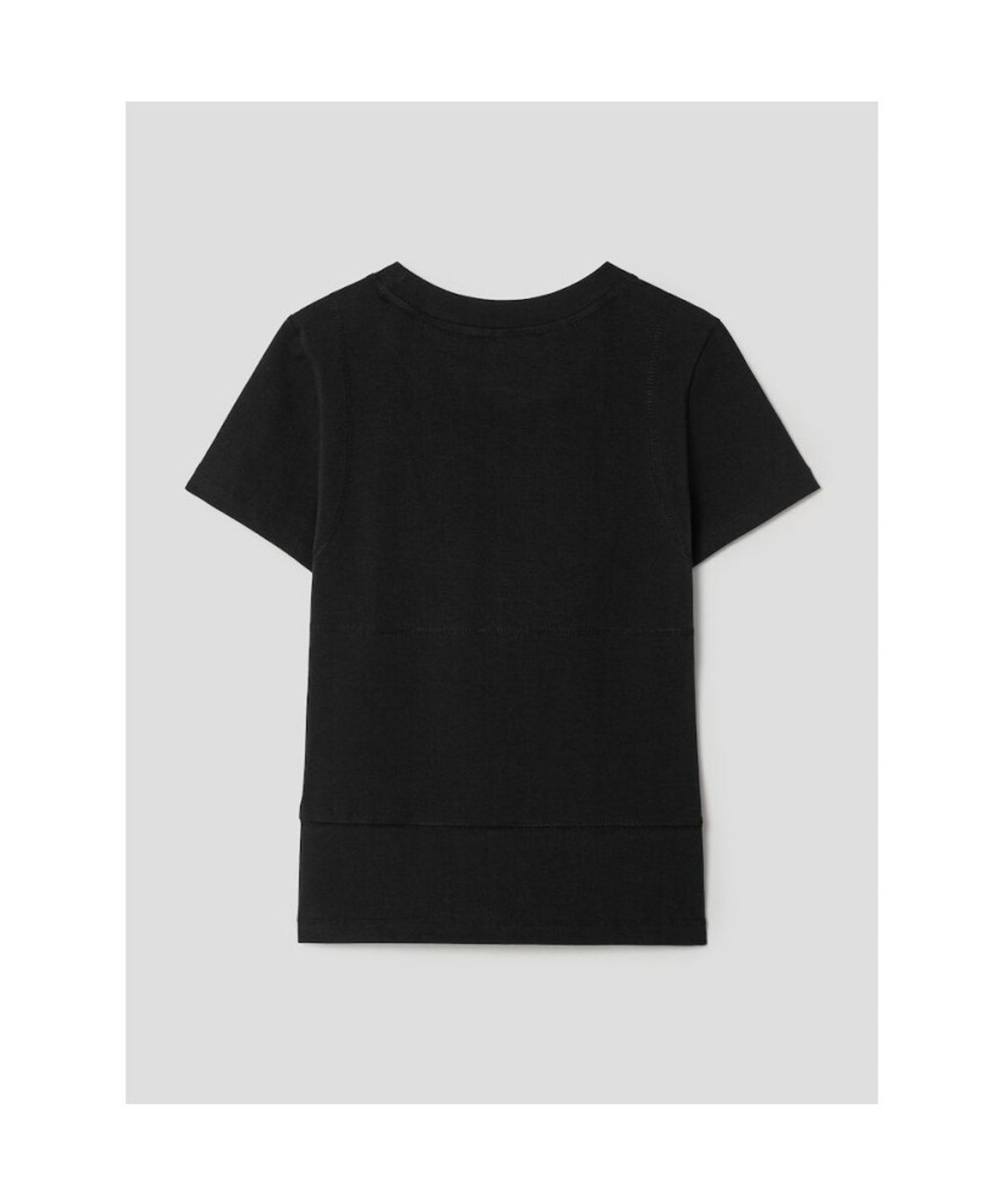 앙개(ANGGAE) Parallel TShirt  Black