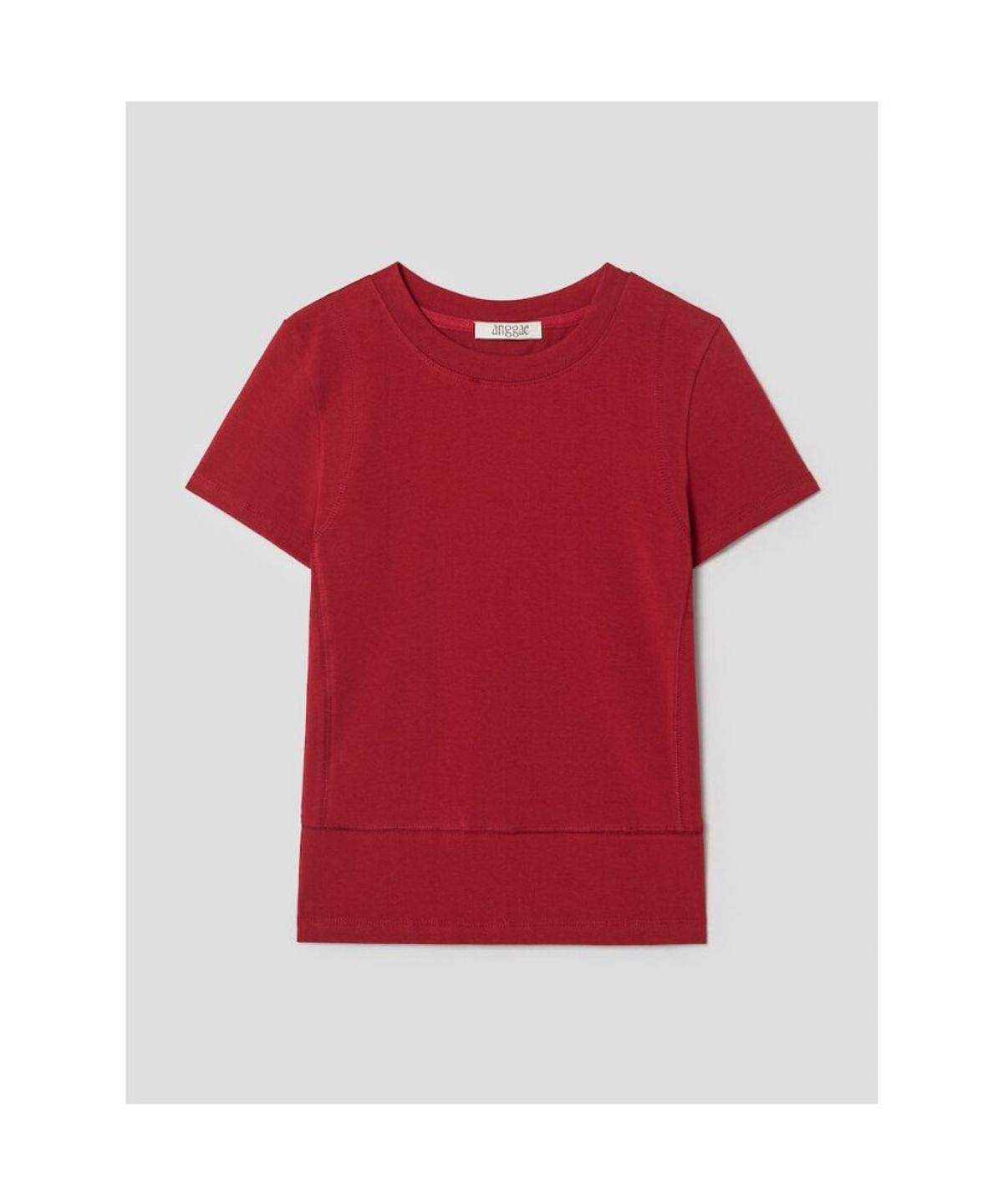 앙개(ANGGAE) Parallel TShirt  Red