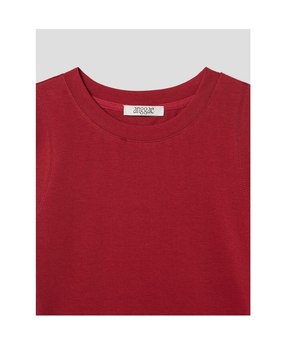 앙개(ANGGAE) Parallel TShirt  Red