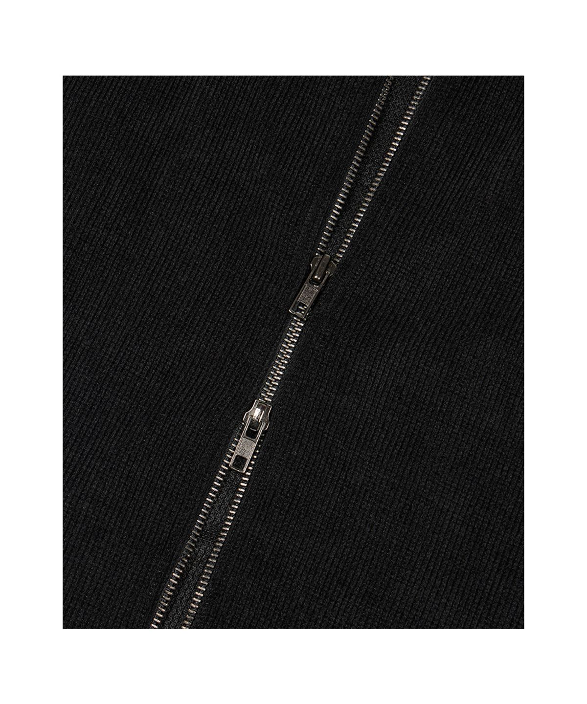 이티씨이(ETCE) (BASE) MONO KNIT ZIP UP (BLACK)
