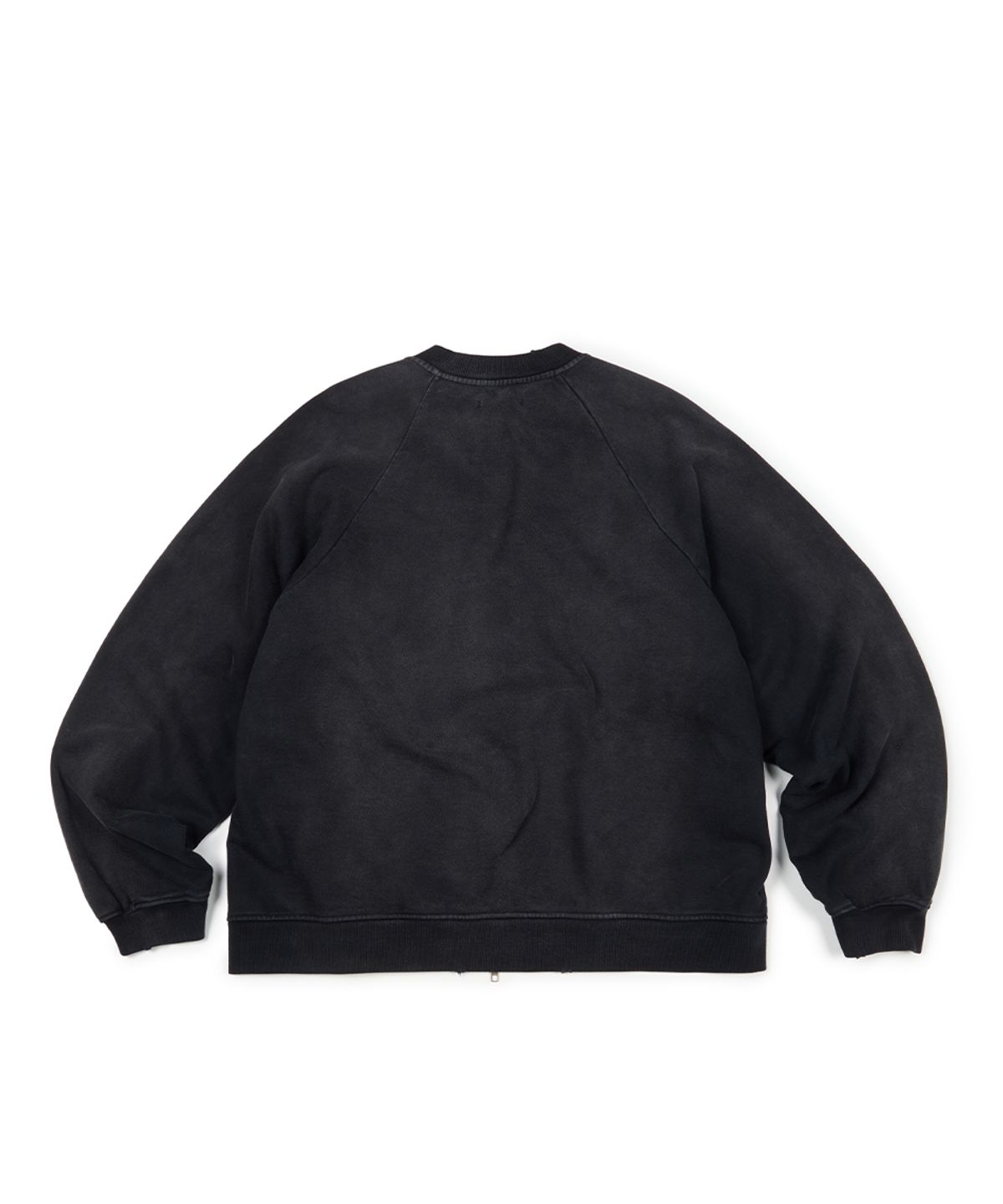 이티씨이(ETCE) SIGNATURE LOGO ZIPPER SWEAT (BLACK)