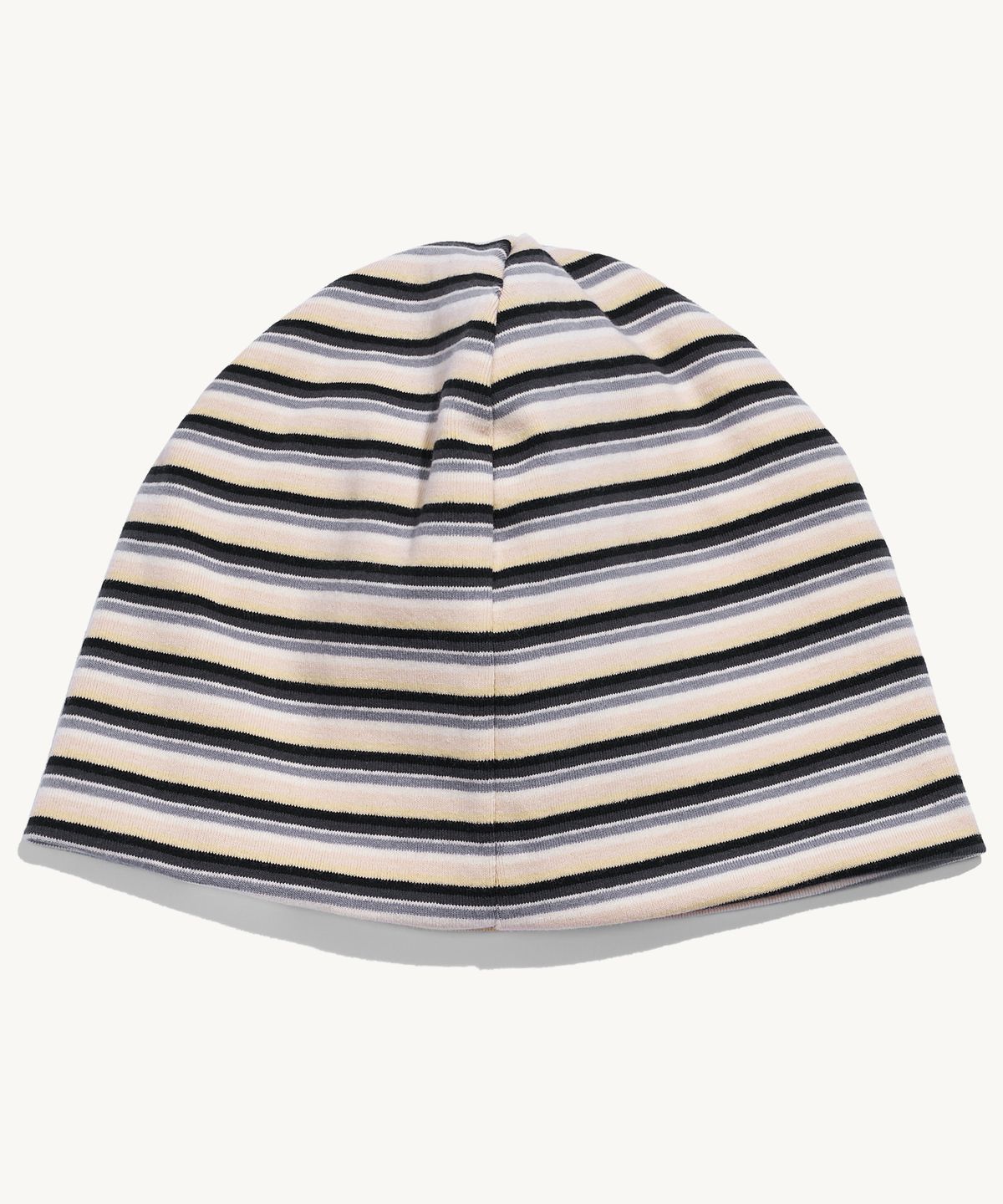 낫뉴(NOT NEW) nn Label Stripe Beanie Black