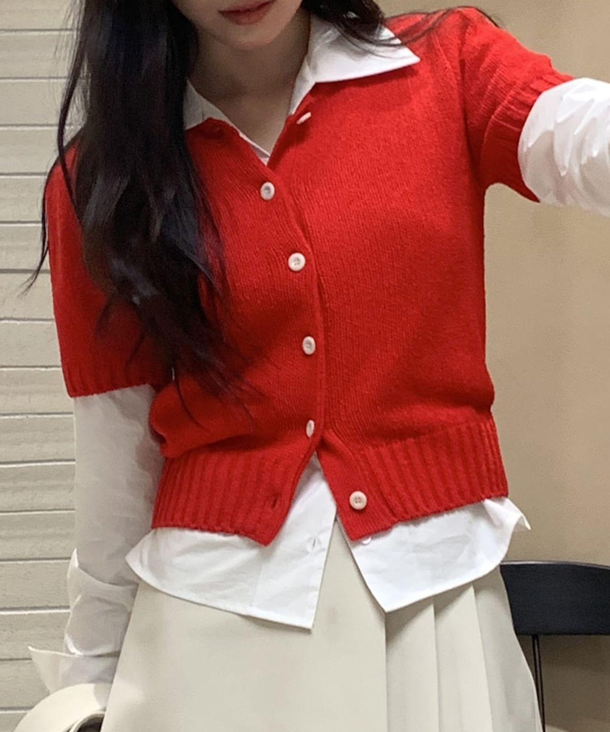 메리온(MERRYON) 체즈 퍼프 가디건