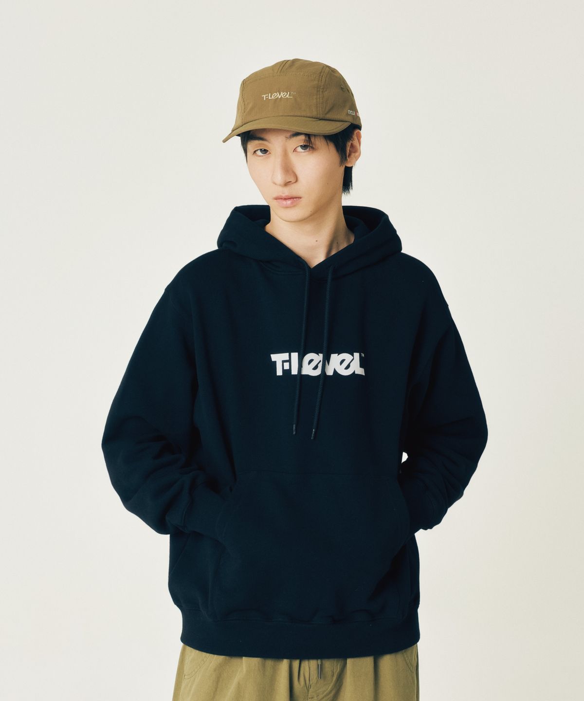 티레벨(T-LEVEL) OG Logo Camp Cap Tan