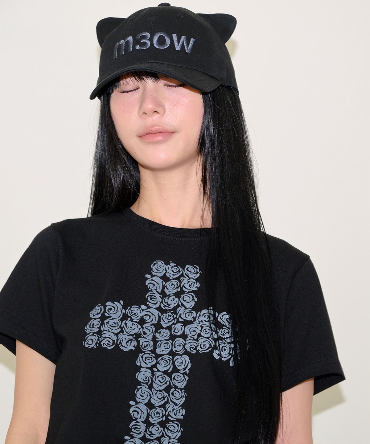 잇자바이브(ITZAVIBE) M3OW CAT EAR BALL CAP