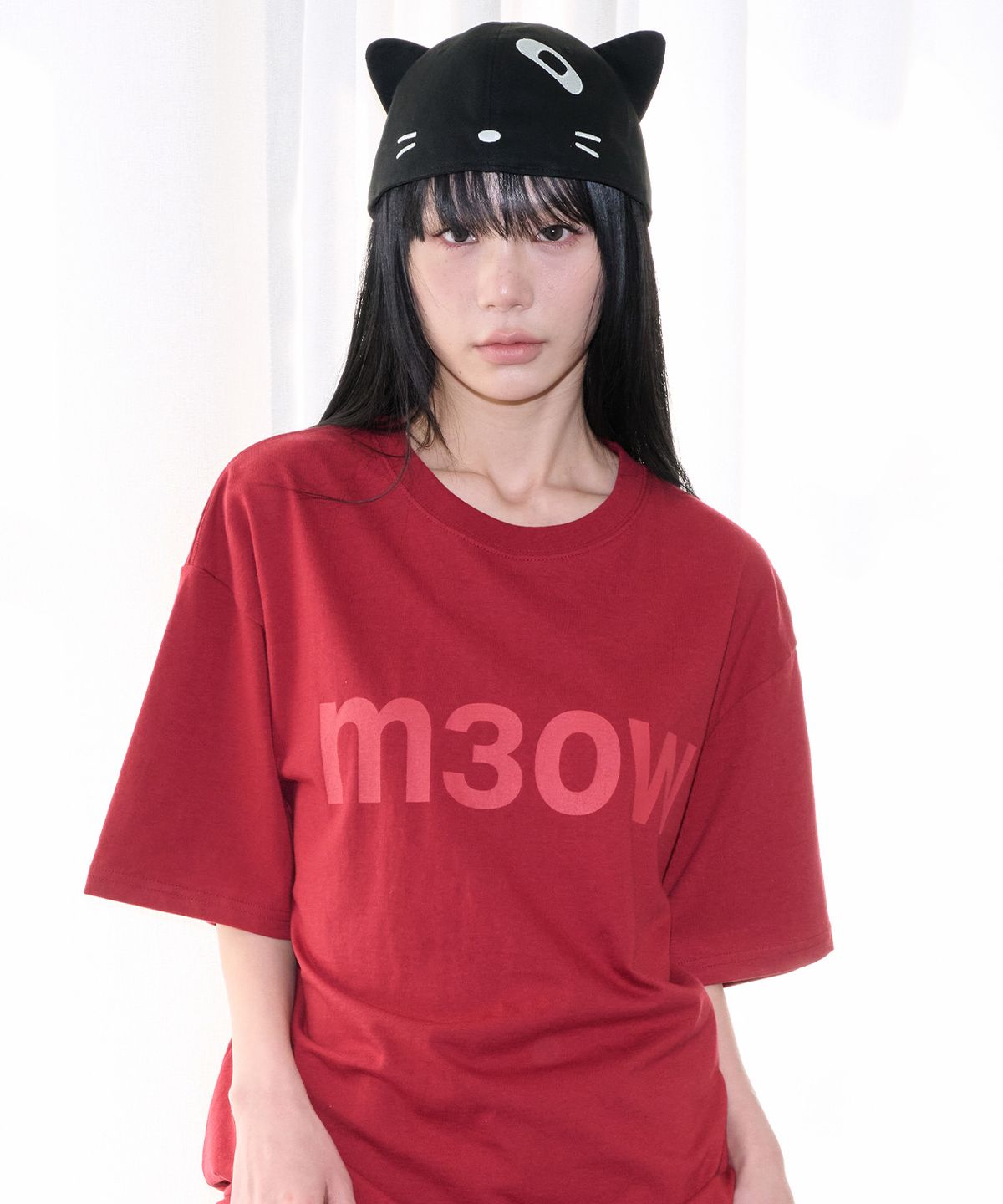 잇자바이브(ITZAVIBE) M3OW CAT EAR BALL CAP