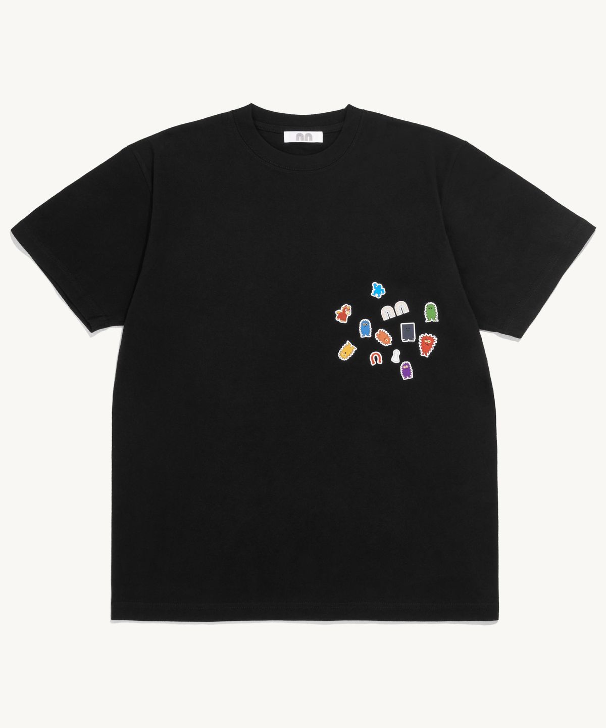 낫뉴(NOT NEW) Sticker T-Shirt Black