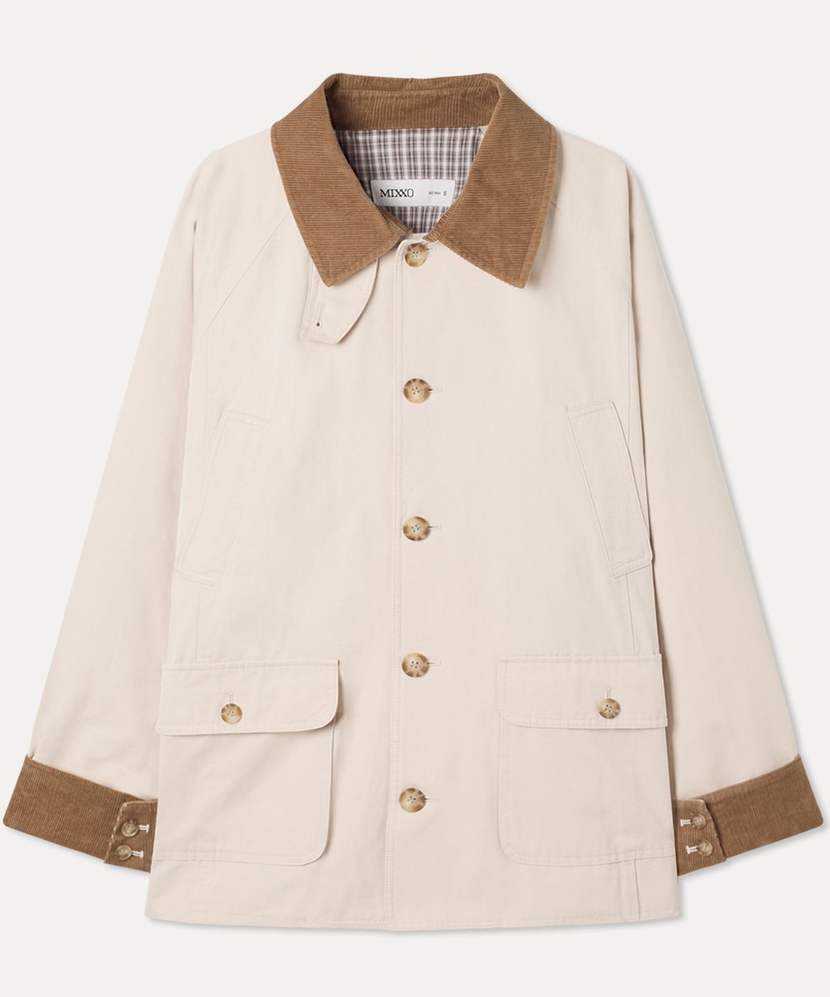 미쏘(MIXXO) 버튼 워크자켓_MIWJKG412B