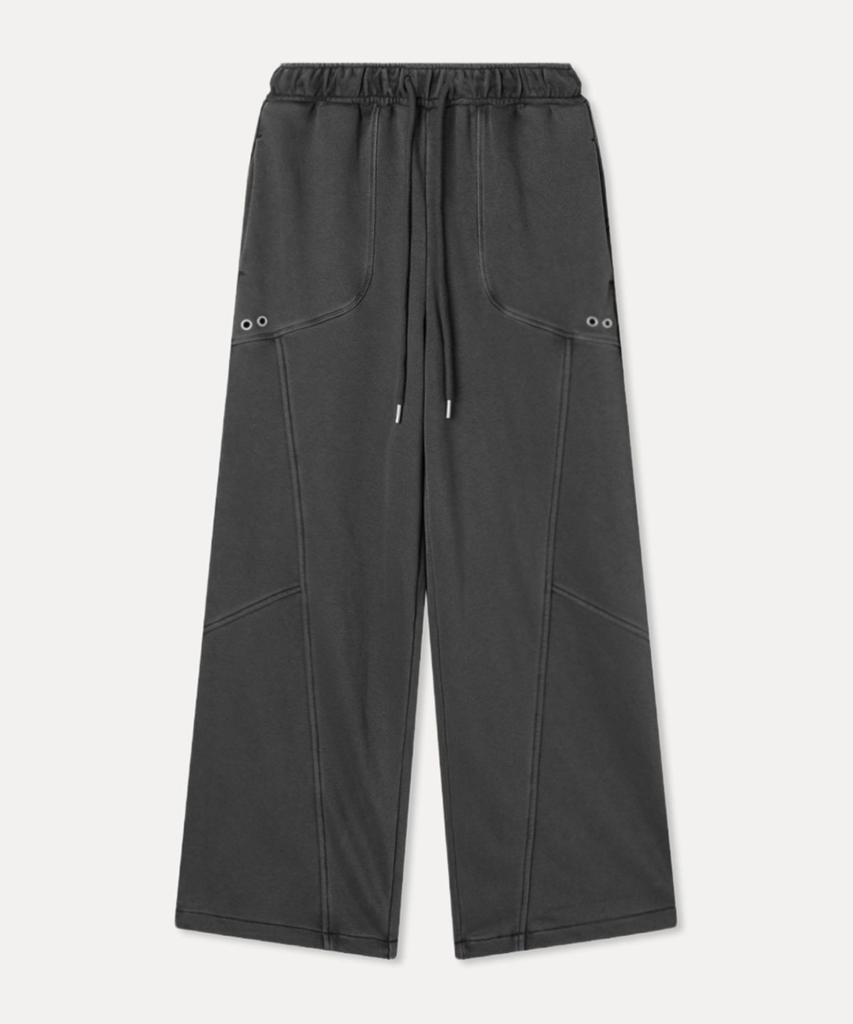 미쏘(MIXXO) 워시드 와이드 밴딩팬츠_MIWTMG416C