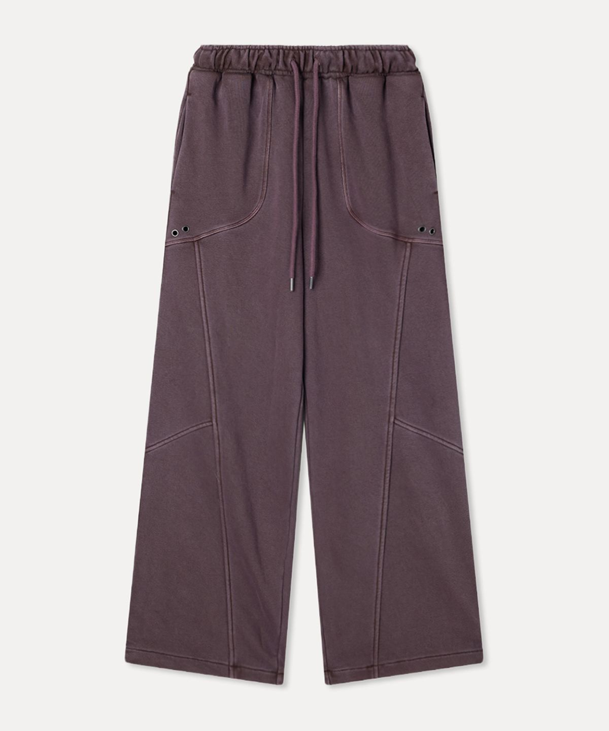 미쏘(MIXXO) 워시드 와이드 밴딩팬츠_MIWTMG416C