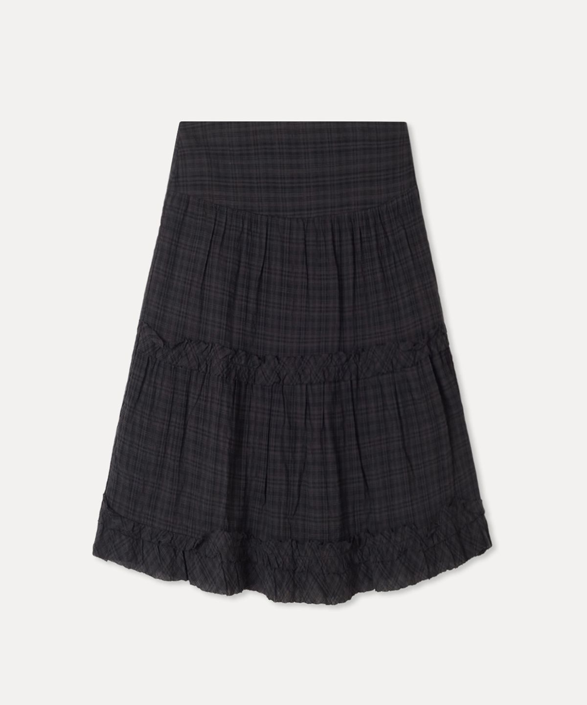미쏘(MIXXO) 프릴 미디 스커트_MIWWHG436G