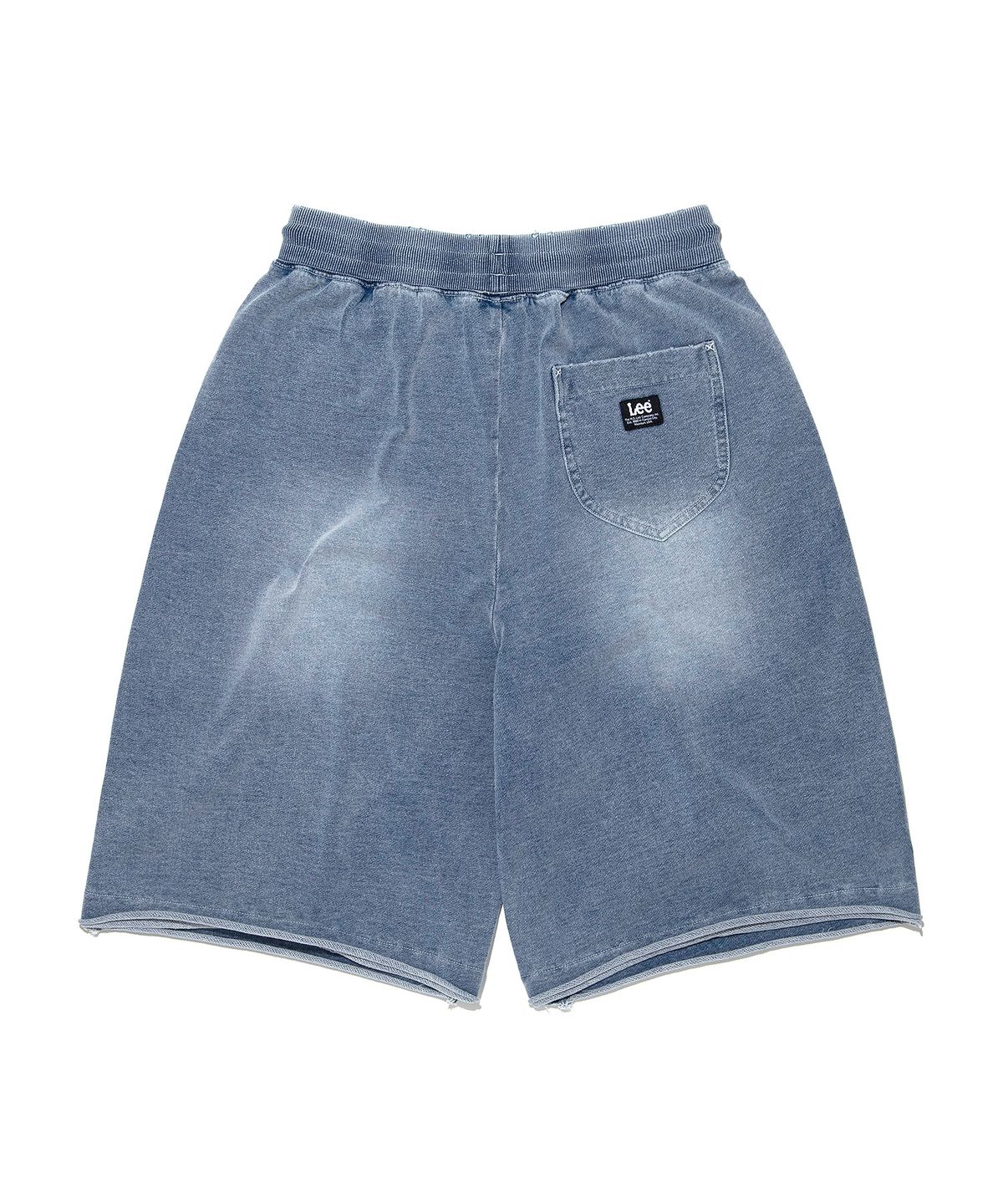 리(LEE) 데님 스웻 쇼츠 인디고 미듐
