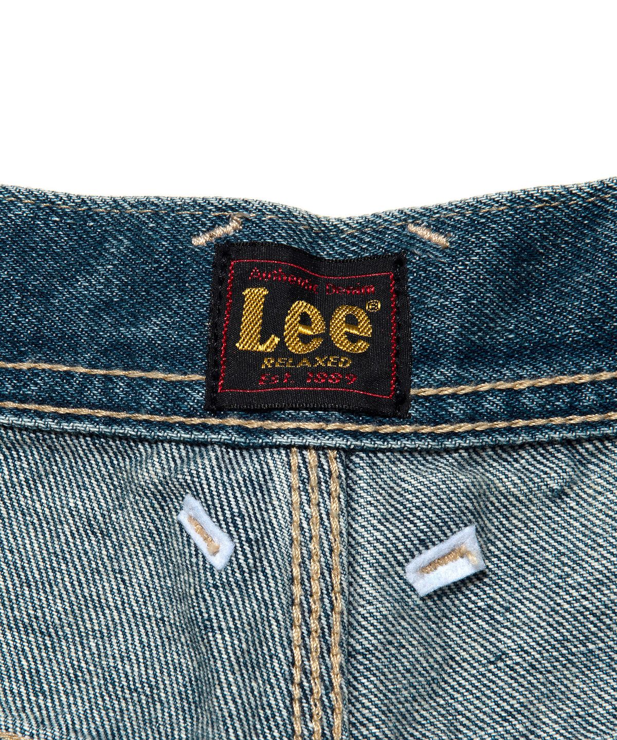 리(LEE) 와이드 데님 쇼츠 브라운