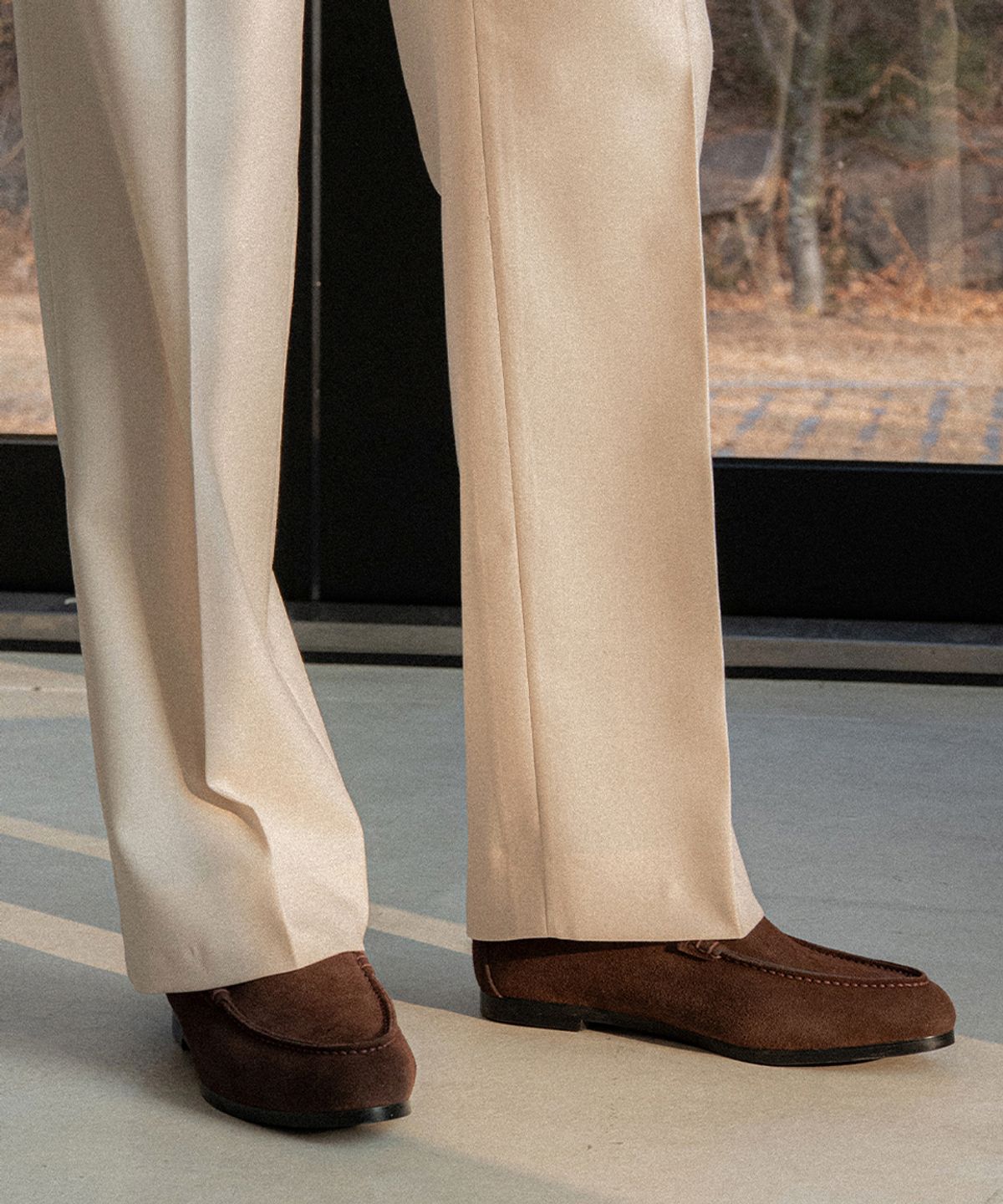올클래식(ALLCLASSIC) ALC3410 시메르 로퍼_d.brown suede