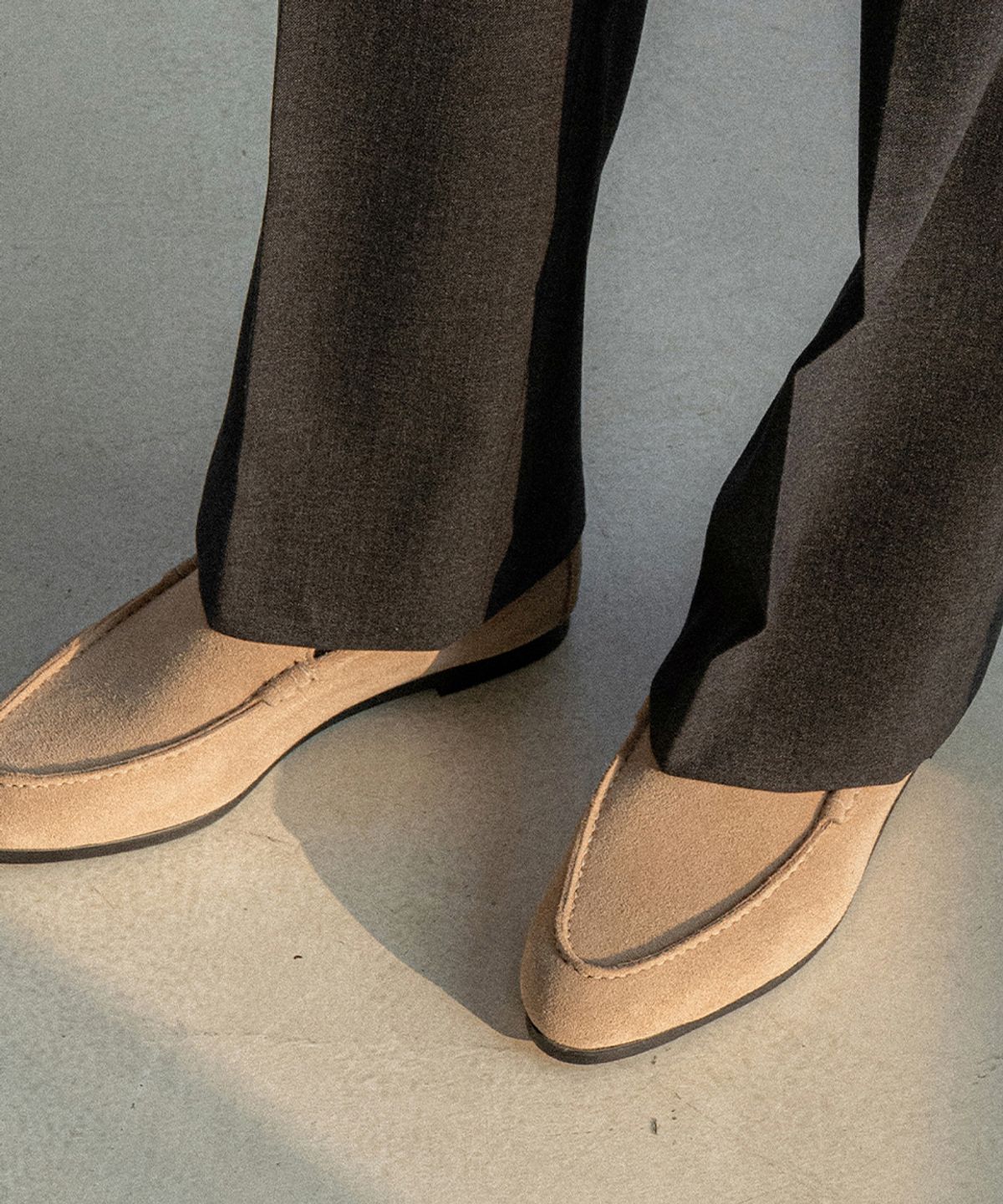 올클래식(ALLCLASSIC) ALC3410 시메르 로퍼_beige suede