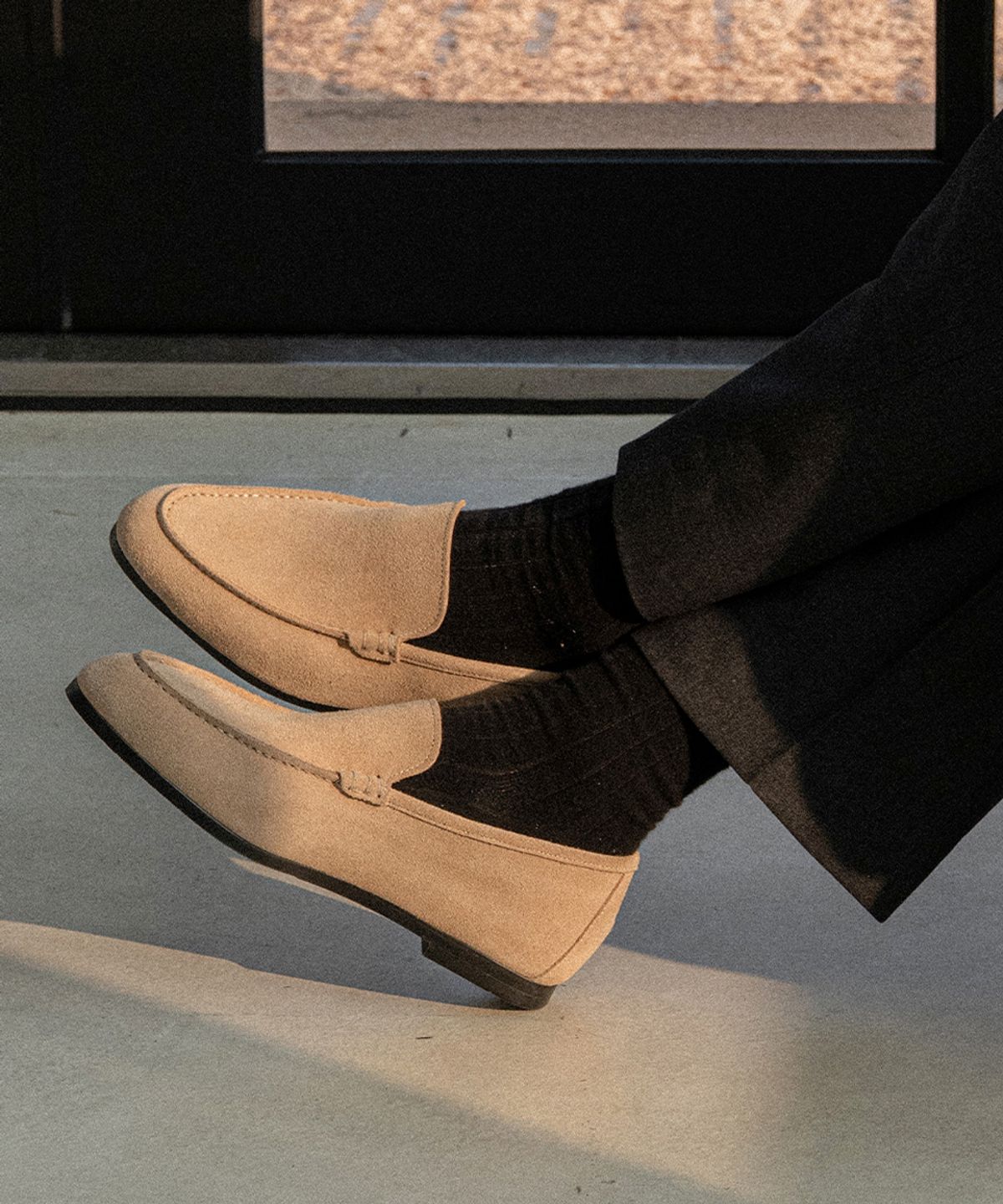 올클래식(ALLCLASSIC) ALC3410 시메르 로퍼_beige suede