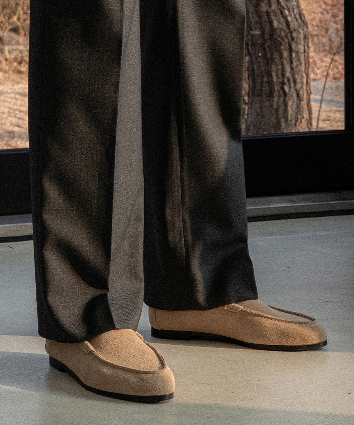 올클래식(ALLCLASSIC) ALC3410 시메르 로퍼_beige suede