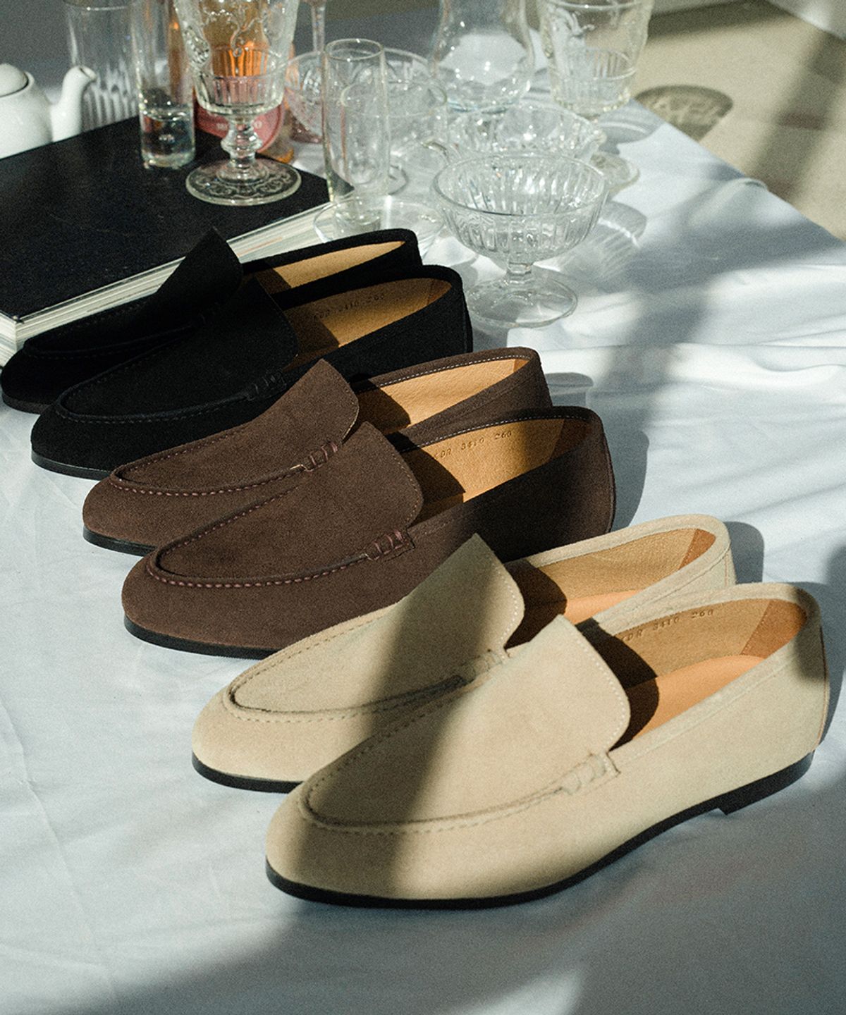 올클래식(ALLCLASSIC) ALC3410 시메르 로퍼_beige suede