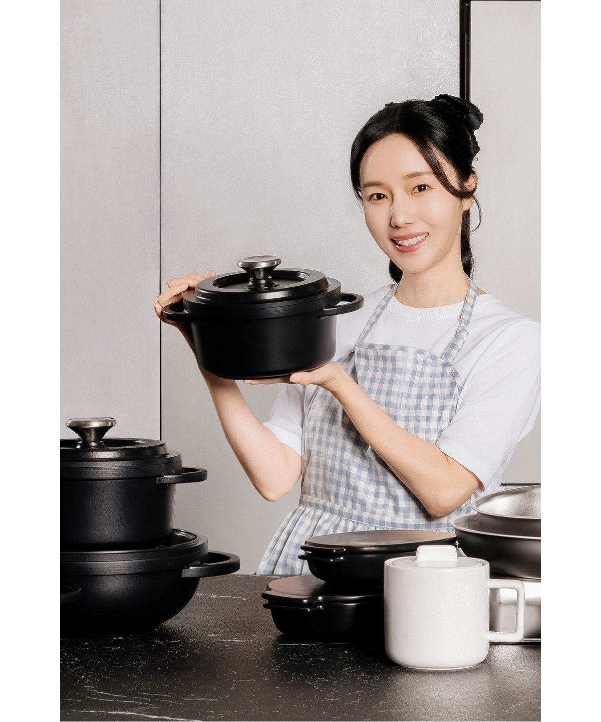 자주(JAJU) 가벼운 주물 양수냄비_18CM