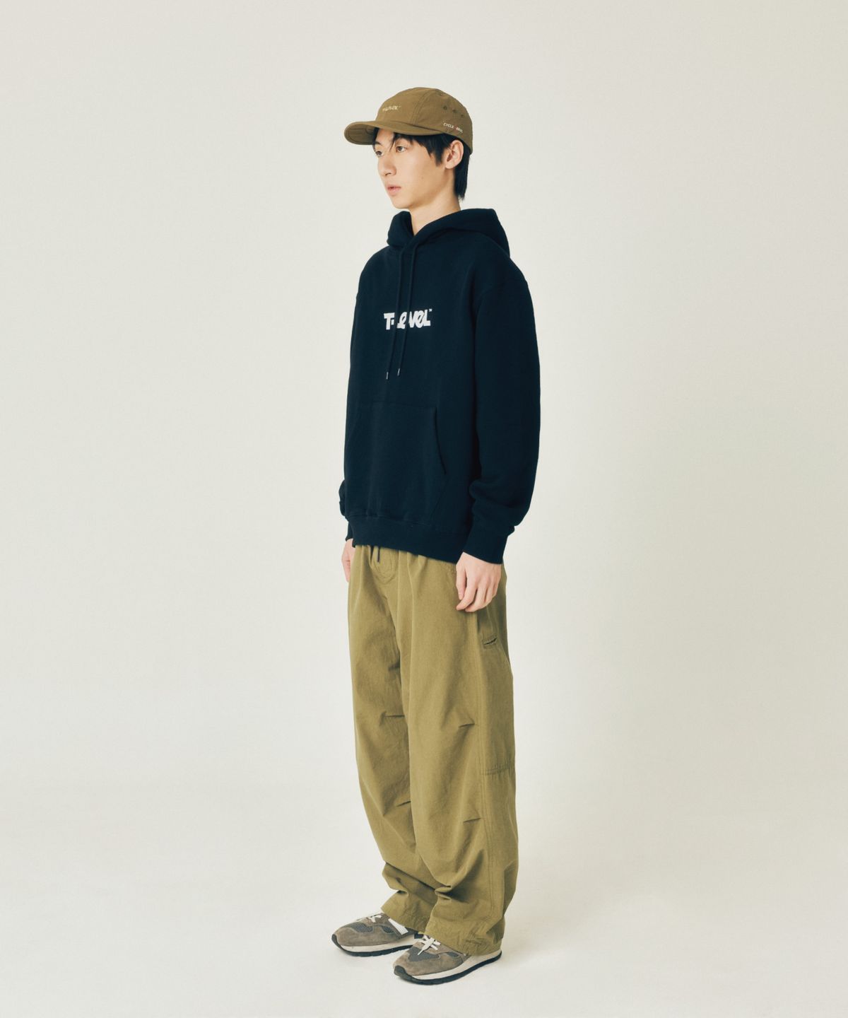 티레벨(T-LEVEL) 문태환 X OG Logo Hoodie Black