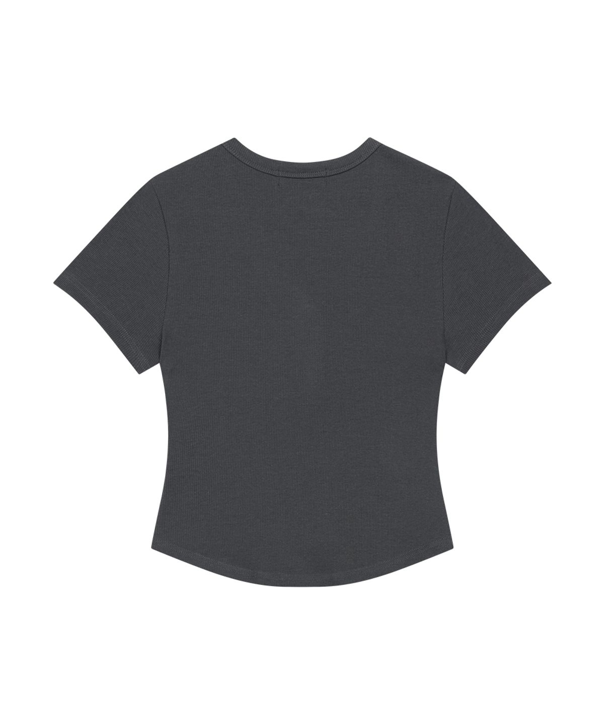 애즈유아(AS YOU ARE) 헨리 브이넥 홀드 티셔츠 차콜
