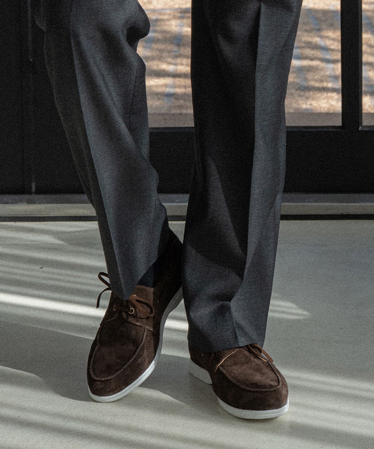 올클래식(ALLCLASSIC) ALC4407W 리조트 보트 슈즈_d.brown suede