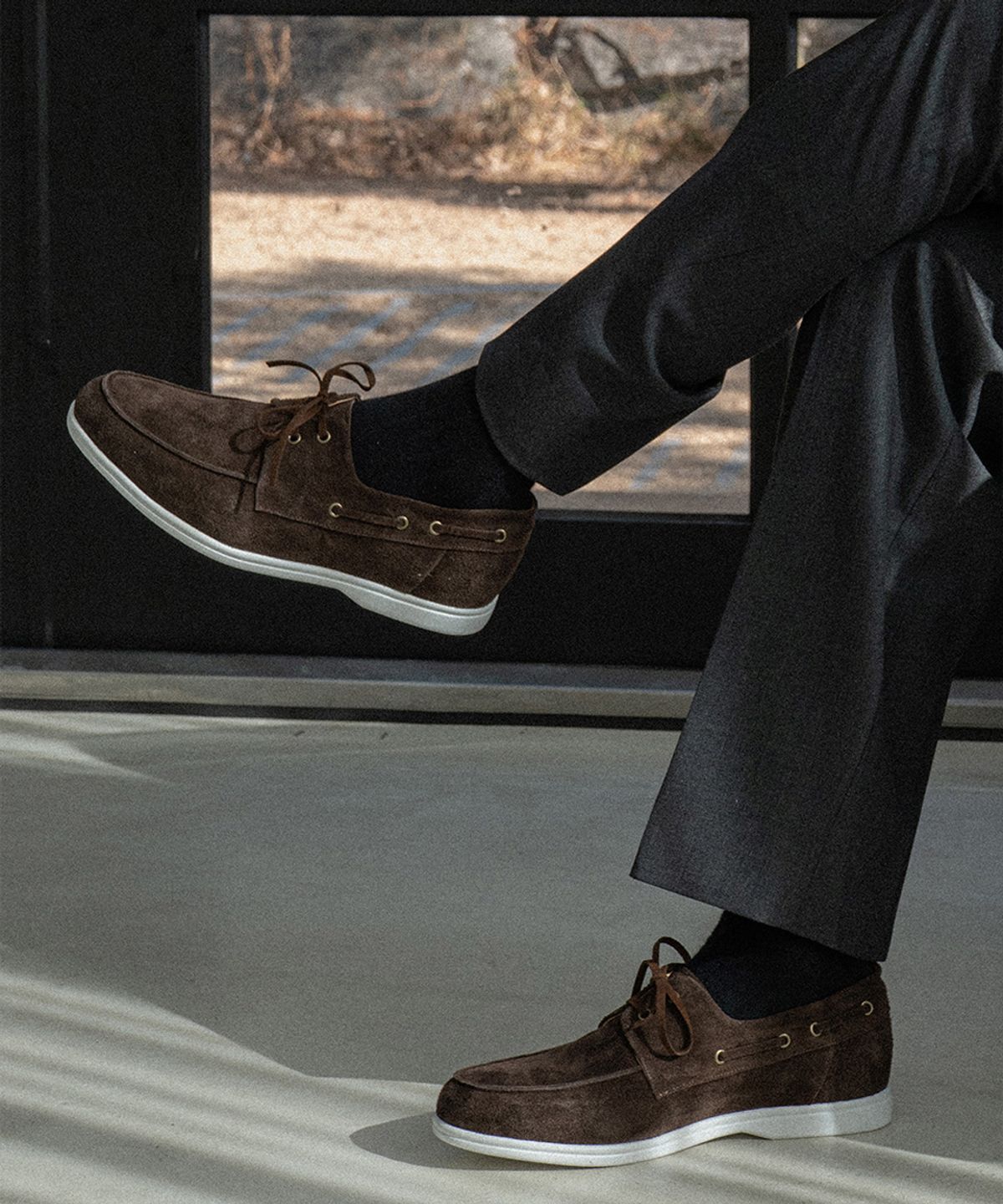 올클래식(ALLCLASSIC) ALC4407W 리조트 보트 슈즈_d.brown suede