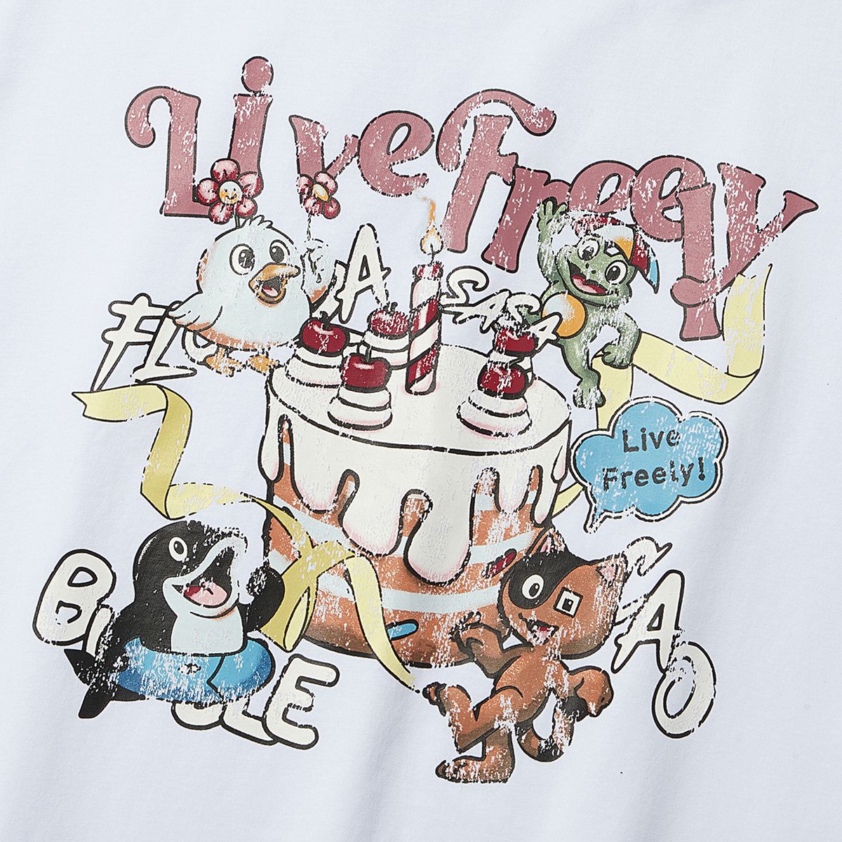 인터크루(INTERCREW) 우먼스 캐릭터 중기장 반팔 화이트 ITA2TR51AWH