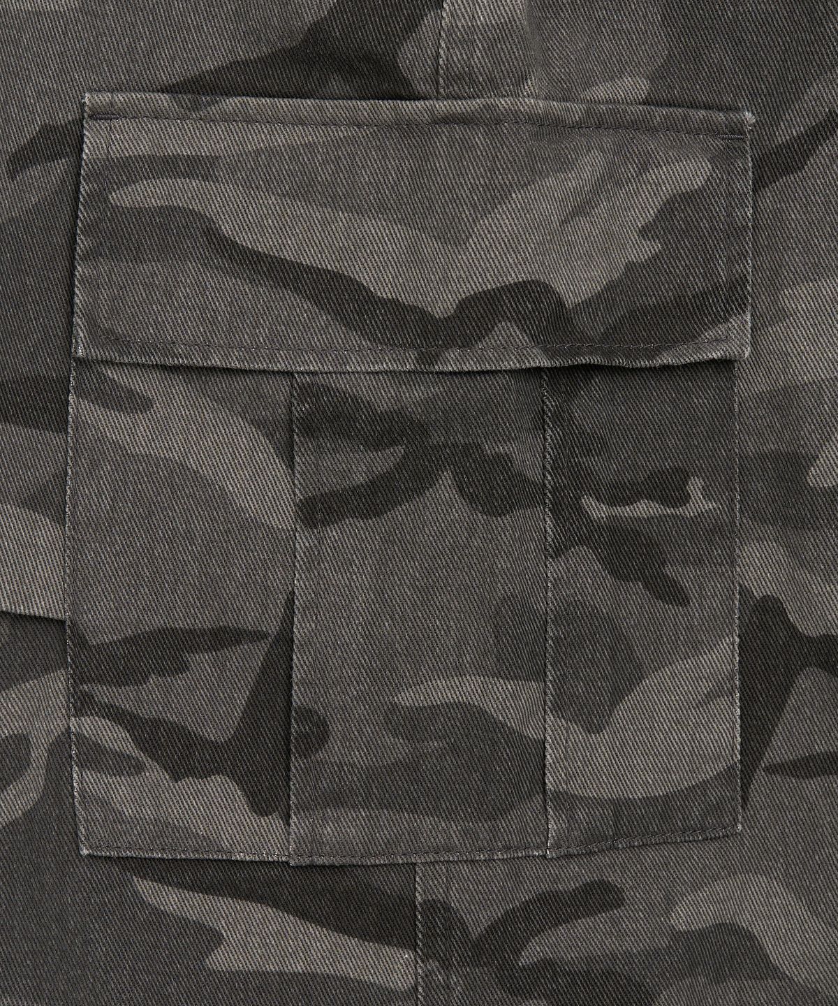 토피(TOFFEE) 카모 코튼 버뮤다 팬츠 (GREY)