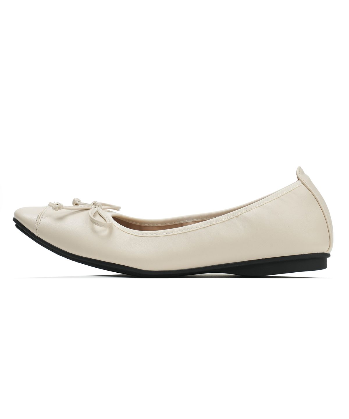 베어파우(BEARPAW) LILLY 플랫 아이보리 (K3109030SA-W)