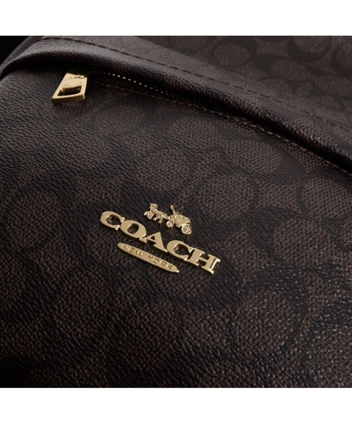 코치(COACH) 테일러 스몰 백팩 인 시그니처 캔버스 CDW76 IMXAQ