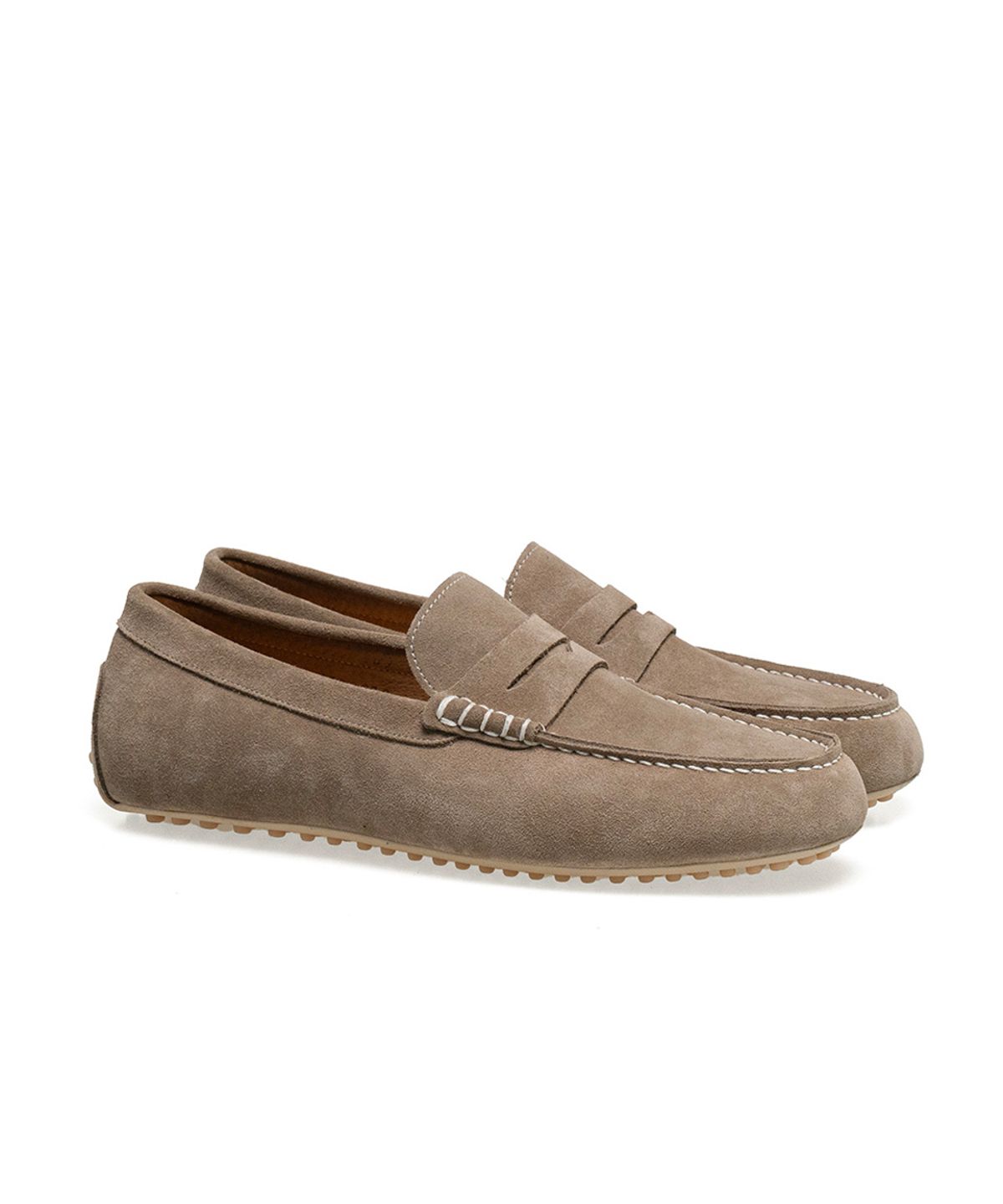 올클래식(ALLCLASSIC) ALC600 페니 드라이빙 슈즈_taupe suede