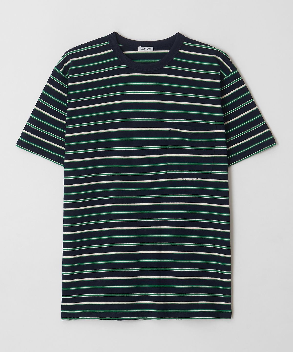 정감 스튜디오(JEONGGAM STUDIOS) Pocket Stripe T-shirt_3 color