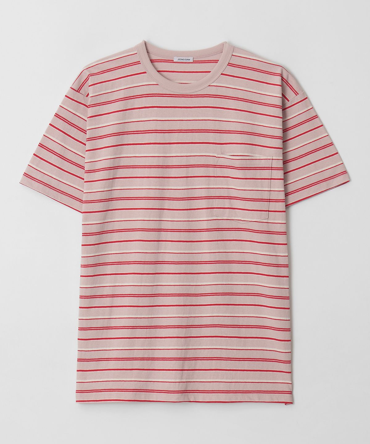 정감 스튜디오(JEONGGAM STUDIOS) Pocket Stripe T-shirt_3 color