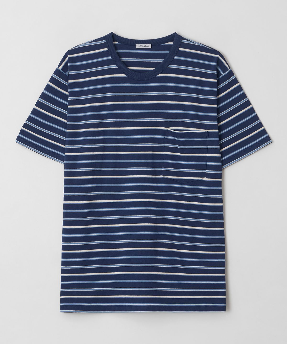 정감 스튜디오(JEONGGAM STUDIOS) Pocket Stripe T-shirt_3 color