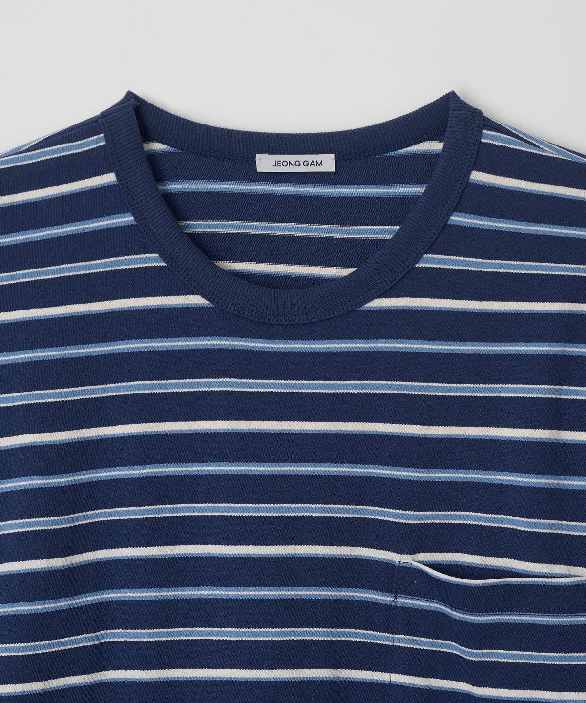 정감 스튜디오(JEONGGAM STUDIOS) Pocket Stripe T-shirt_3 color