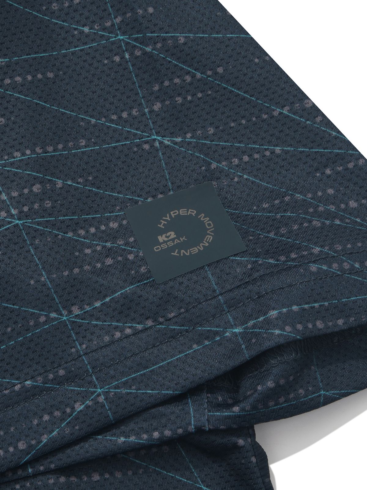 케이투(K2) OSSAK GALAXY 반팔 집업_STEEL BLUE