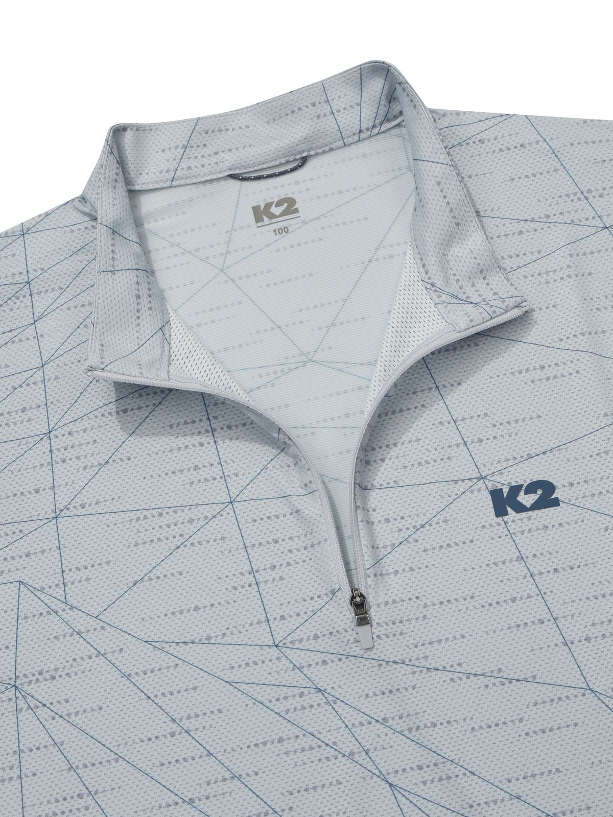 케이투(K2) OSSAK GALAXY 반팔 집업_COOL GREY