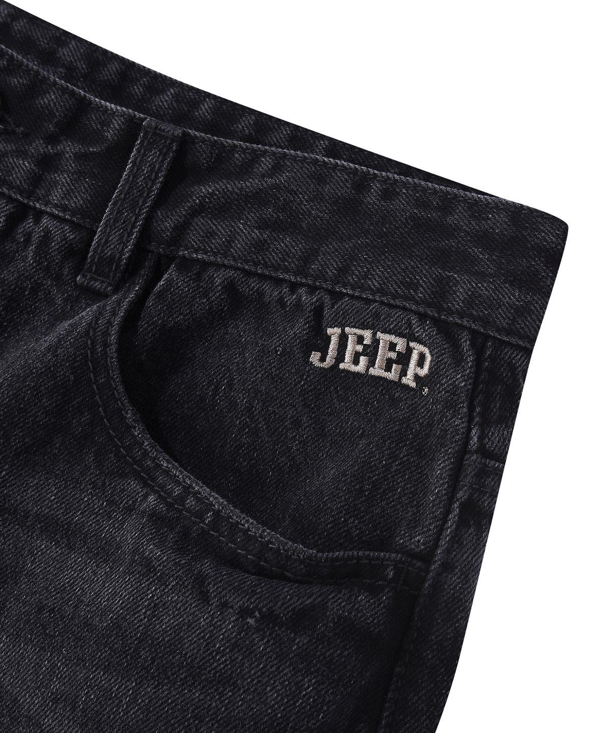 지프(JEEP) USA 포켓 그래픽 데님 버뮤다 팬츠 (JR5DPU802GR)