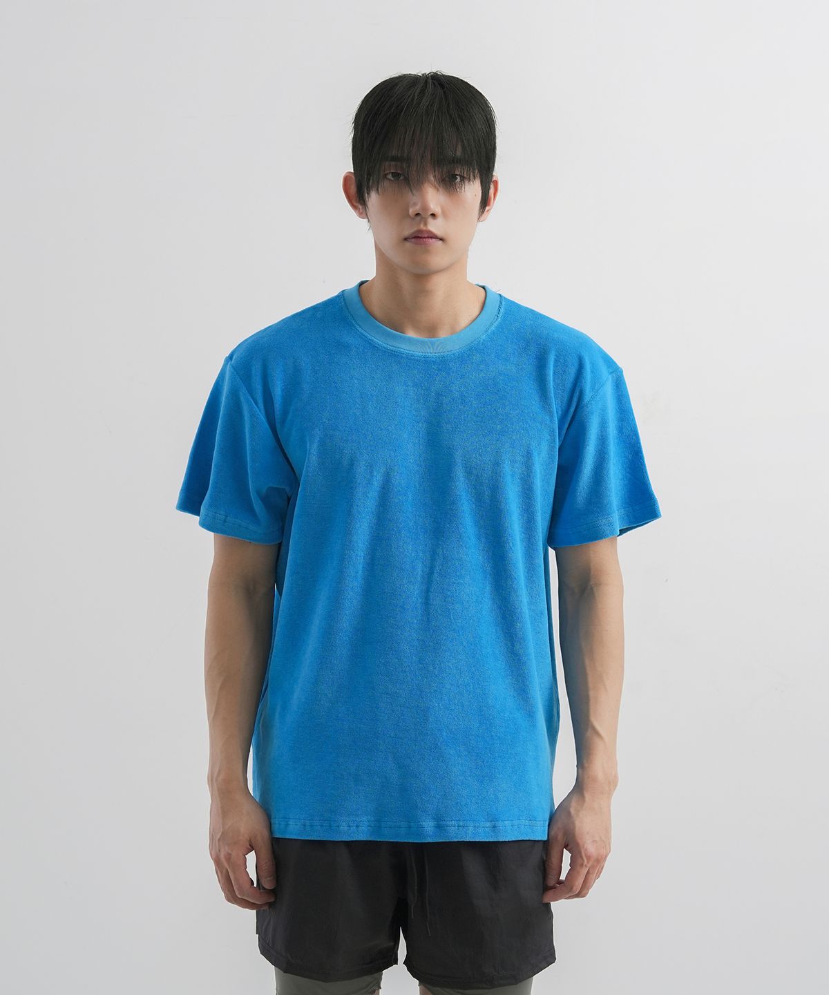 타스 (디아더생츄어리)(TAS (THEATHERSANCTUARY)) 엔트리 테리 S/S 티셔츠 (스카이 블루)