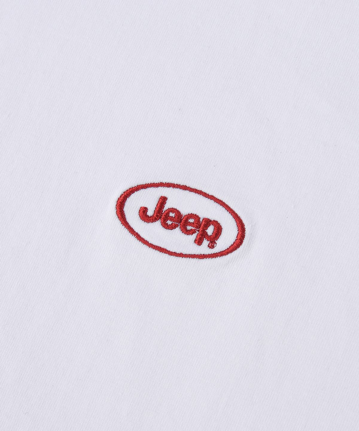 지프(JEEP) WOMEN Jeep 원형로고 크롭 반팔 티셔츠 (JR5TSF503WH)