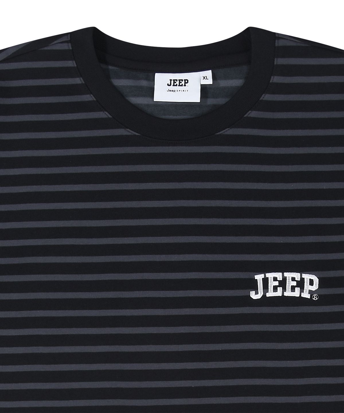 지프(JEEP) JEEP 스트라이프 반팔 티셔츠 (JR5TSU122DG)