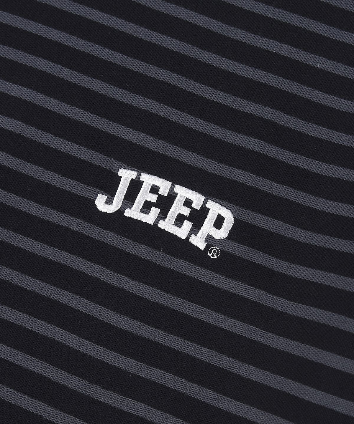 지프(JEEP) JEEP 스트라이프 반팔 티셔츠 (JR5TSU122DG)