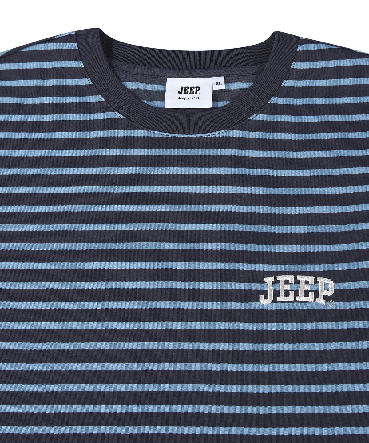 지프(JEEP) JEEP 스트라이프 반팔 티셔츠 (JR5TSU122SB)